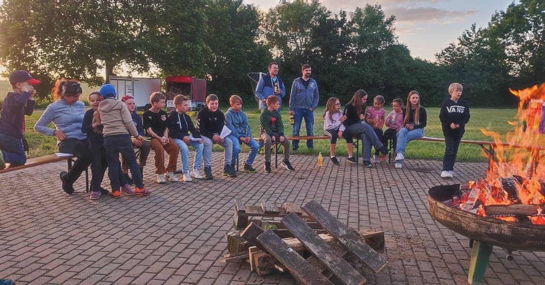 Kinderfeuerwehr Löschbande Zeltlager Bild 2
