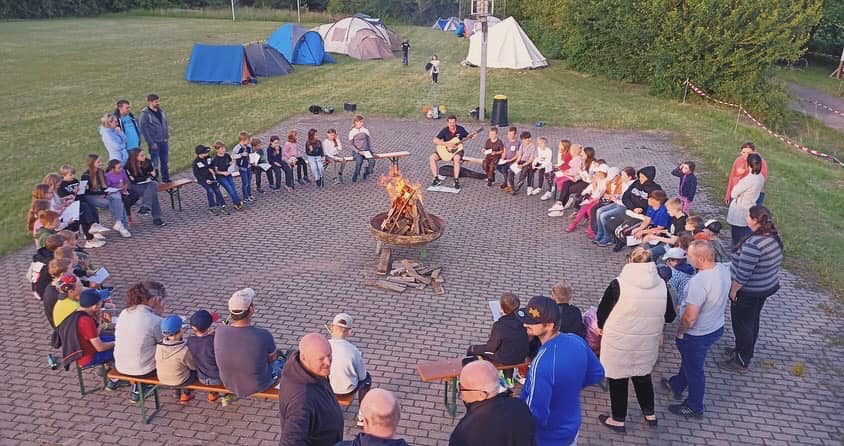 Kinderfeuerwehr Löschbande Zeltlager Bild 3