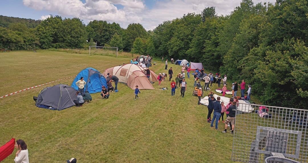 Kinderfeuerwehr Löschbande Zeltlager Bild 6