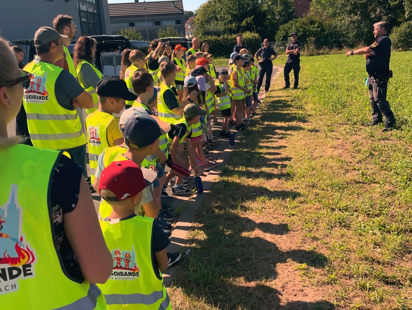 Löschbande Kinderfeuerwehr, Besuch der Polizei Oberfranken, Bild 2